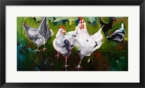 Framed What the Cluck Print