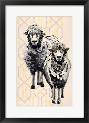 Framed Woolly Two Print