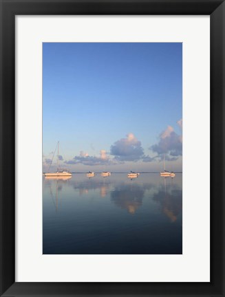 Framed Sunrise Sails Print