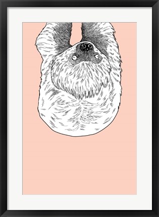 Framed Sloth Print