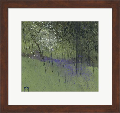 Framed Bluebells Print