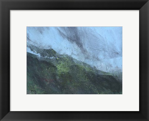 Framed Mountain Rain Print