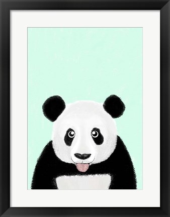 Framed Cute Panda Print