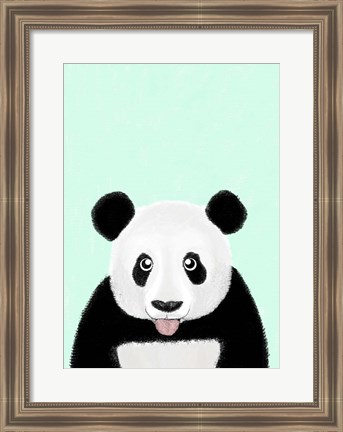 Framed Cute Panda Print