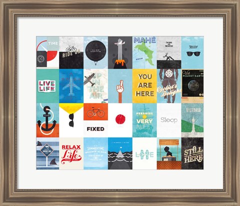 Framed Leisure Travel Vacation Print