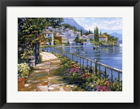 Framed Sunlit Stroll Print