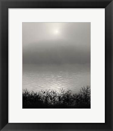 Framed Monochrome Sunrise Print