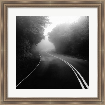 Framed Mountain Road Print