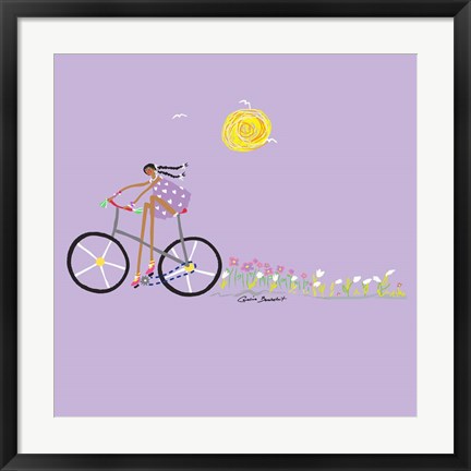 Framed Tour de Girls 2 Print