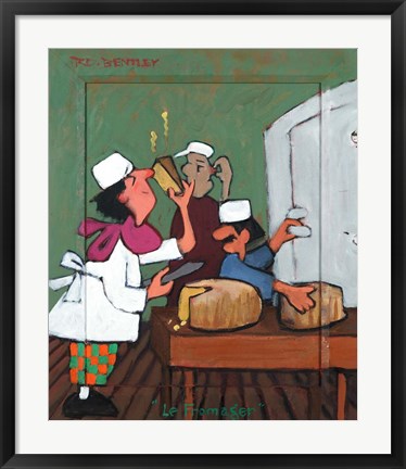 Framed Le Fromager Print