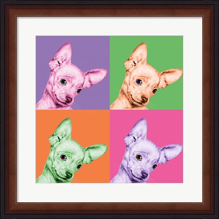 Framed Sweet Chihuahua Pop Print