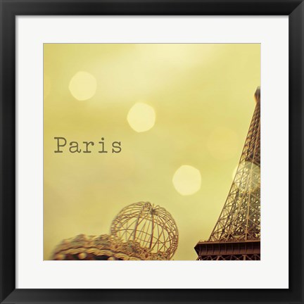 Framed Memories of Paris Print