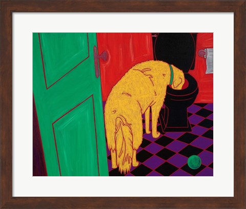 Framed Drinking Problem Print