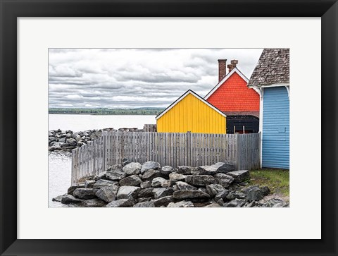 Framed Coastal Geometry Print