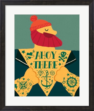 Framed Ahoy There Print