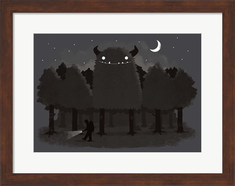 Framed Monster Hunting Print