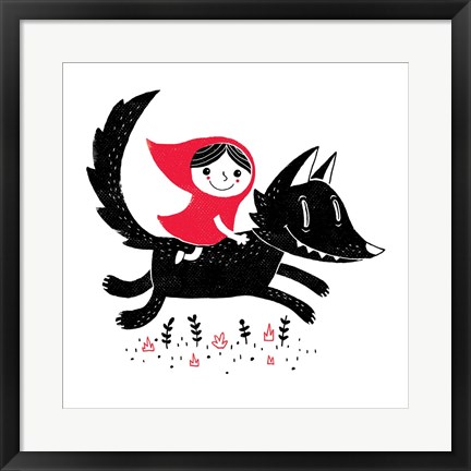 Framed Red Riding Print