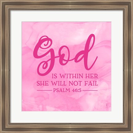 Framed Girl Inspired- God Within Print