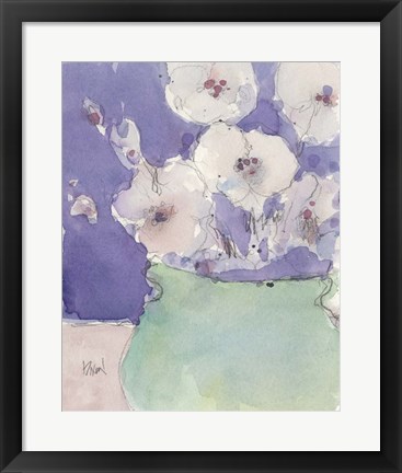 Framed Floral Objects II Print