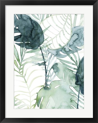 Framed Palm Pieces II Print