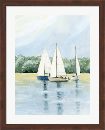 Framed Afternoon Sail I Print