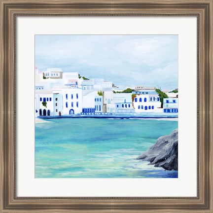 Framed Mykonos II Print