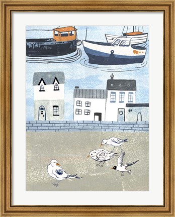 Framed Sailors Rest III Print