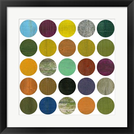 Framed Rustic Rounds 4.0 Print