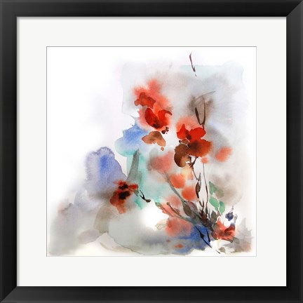 Framed Fall Flowers Print