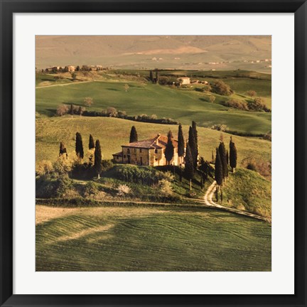 Framed Tuscan Villa Print