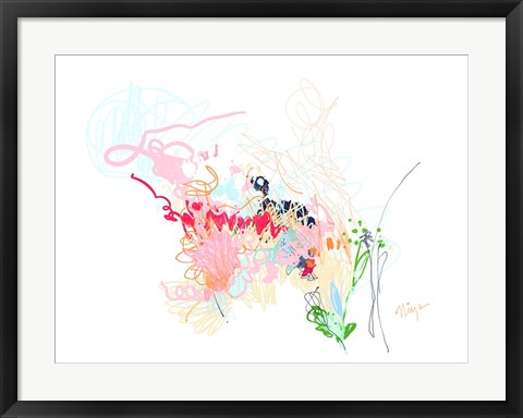 Framed Delicate Florals Print