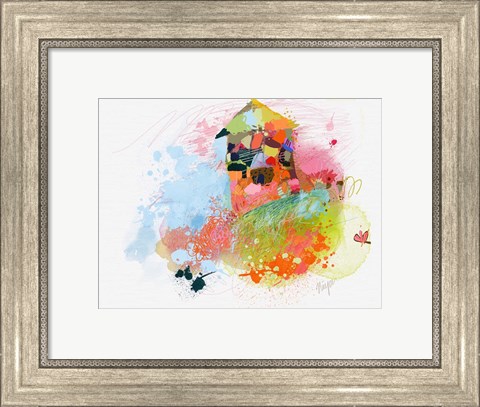 Framed Happy House Print