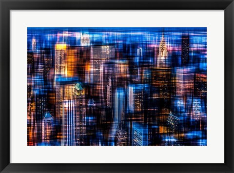 Framed Downtown II Print