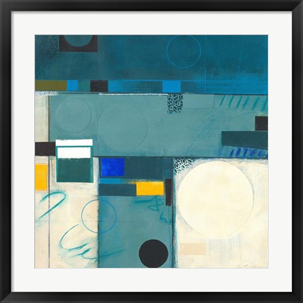 Framed Calypso Blue III Print