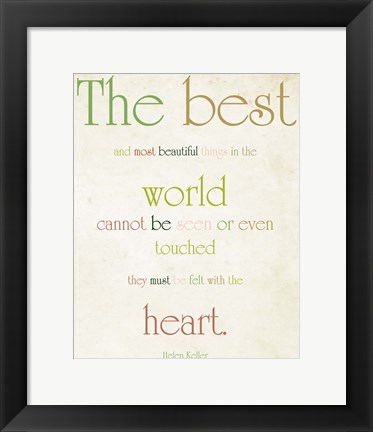 Framed Heart Print