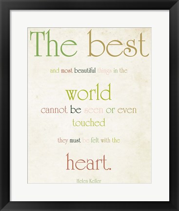 Framed Heart Print