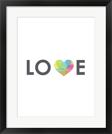 Framed Love Print