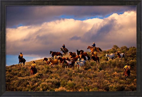 Framed Chasing Thunder Print