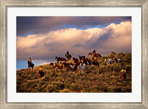 Framed Chasing Thunder Print