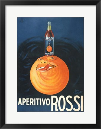 Framed Aperitivo Rossi Print