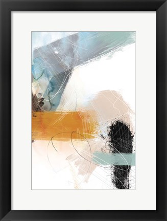 Framed Abstract Blush No. 2 Print