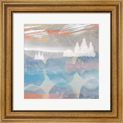 Framed Crimson Sunset No. 2 Print