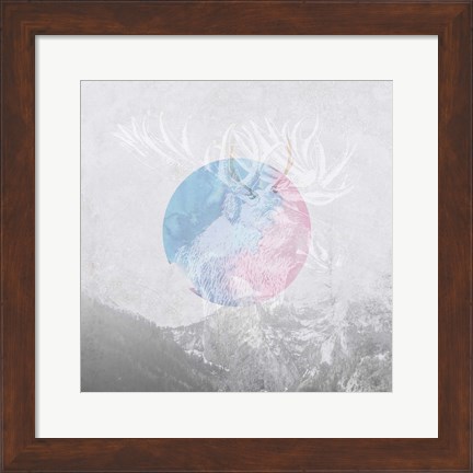 Framed Moose 2 Print