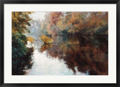 Framed Branch on the Charles Print