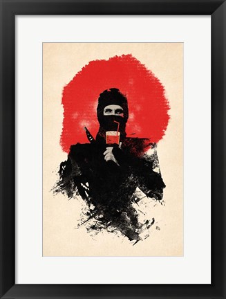 Framed American Ninja Print