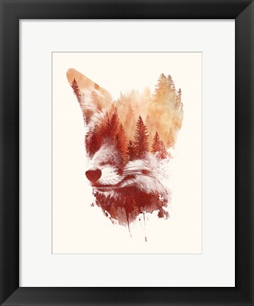 Framed Blind Fox Print
