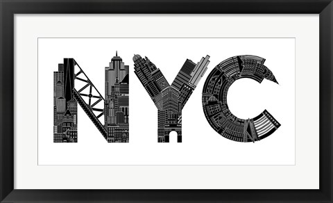 Framed NYC Print