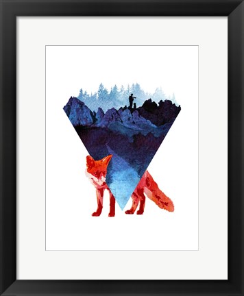 Framed Risky Road Print