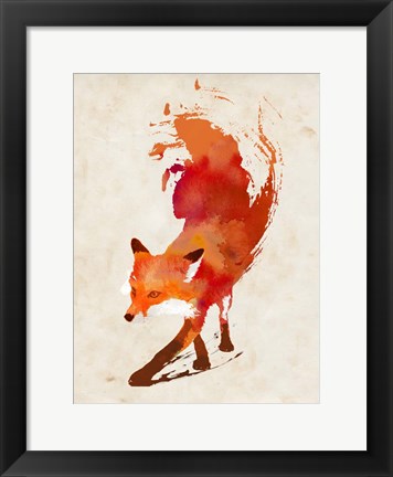 Framed Vulpes Vulpes Print