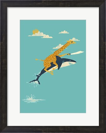 Framed Onward! Print